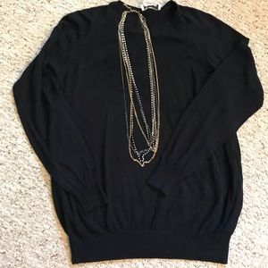 Versace black lightweight sweater